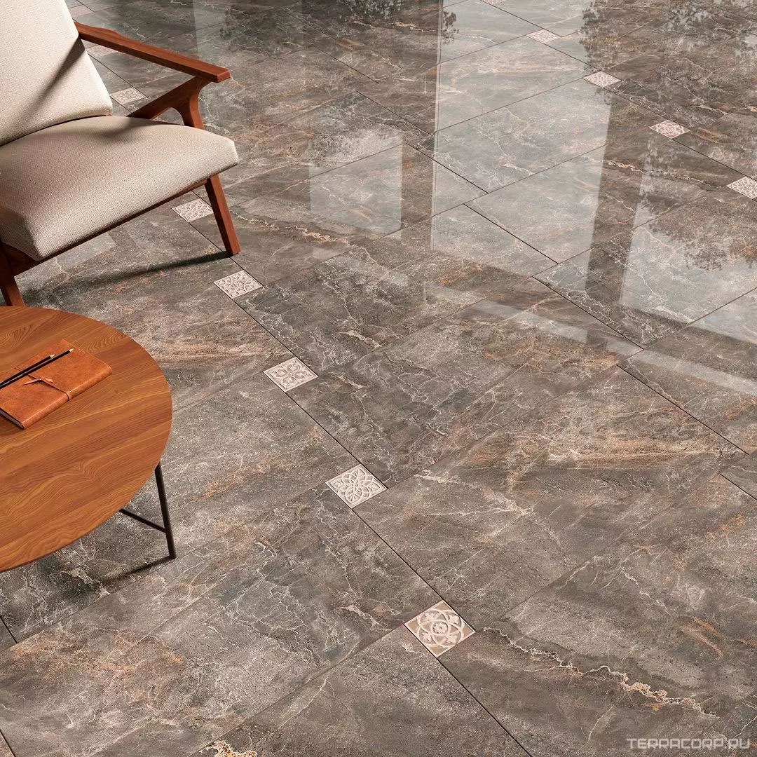 Керамогранит Kerama Marazzi Парнас пепельный лаппатированный XX40x80 Серый, фото 1