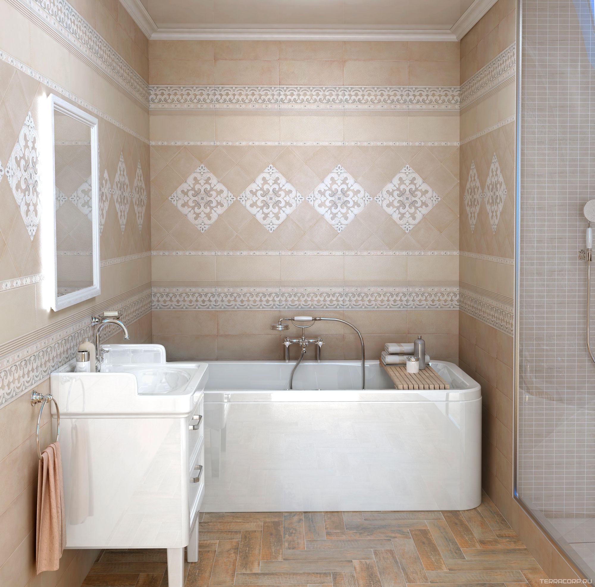 Керамическая плитка Kerama Marazzi Пикарди бежХХ15x15 Бежевый, фото 1