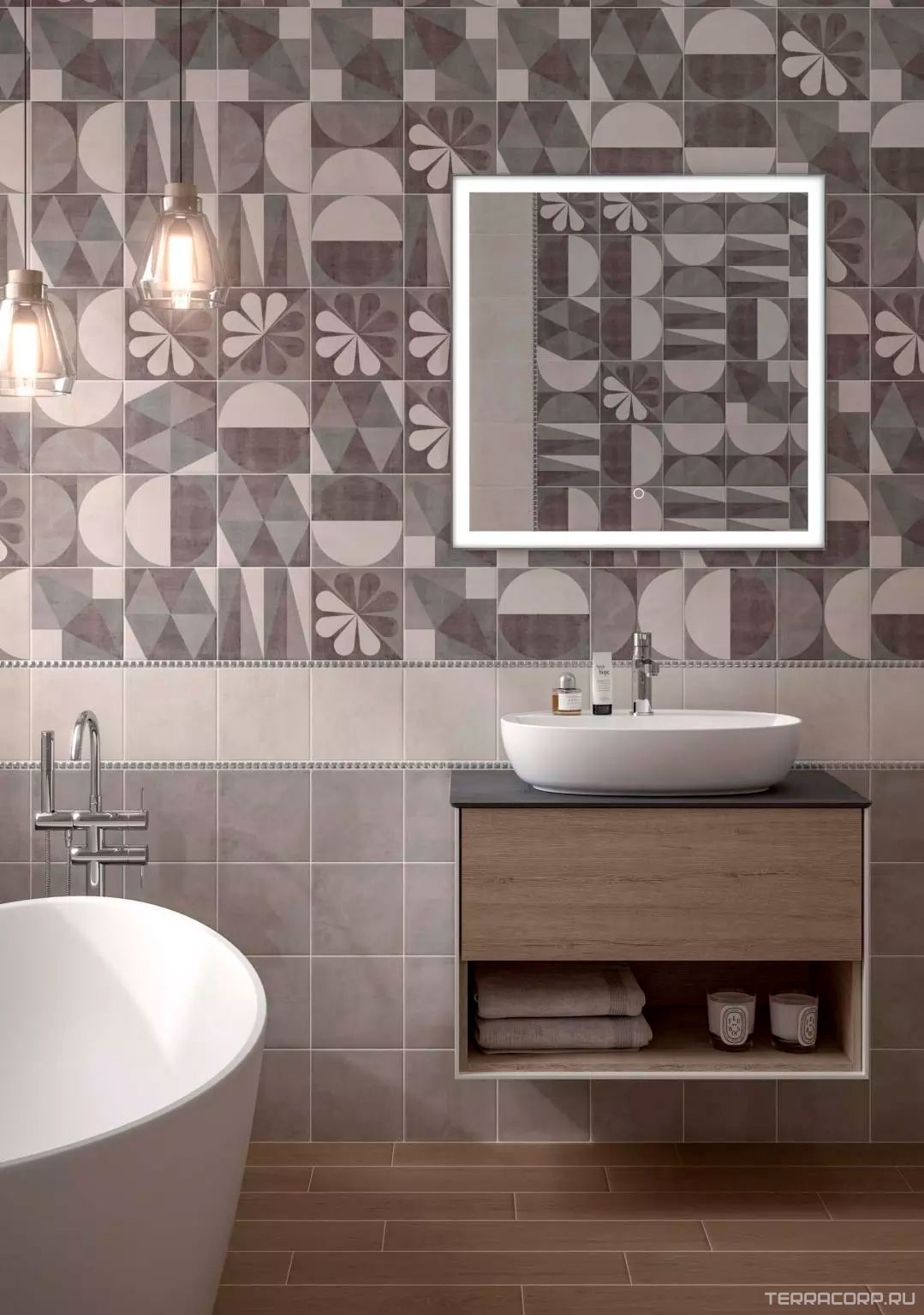 Керамическая плитка Kerama Marazzi Понти серый ХХ 20x20 Серый, фото 2