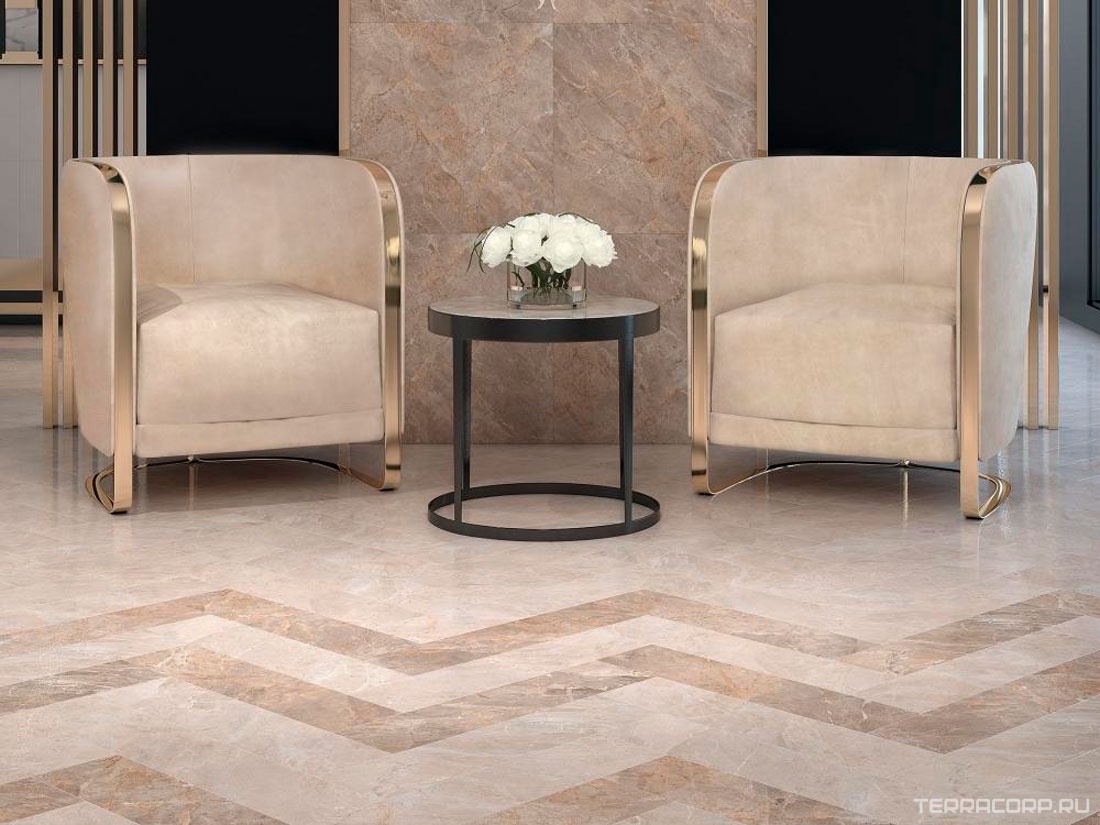 Керамогранит Kerama Marazzi Понтичелли беж лаппатир.60х60 XX Бежевый, фото 2