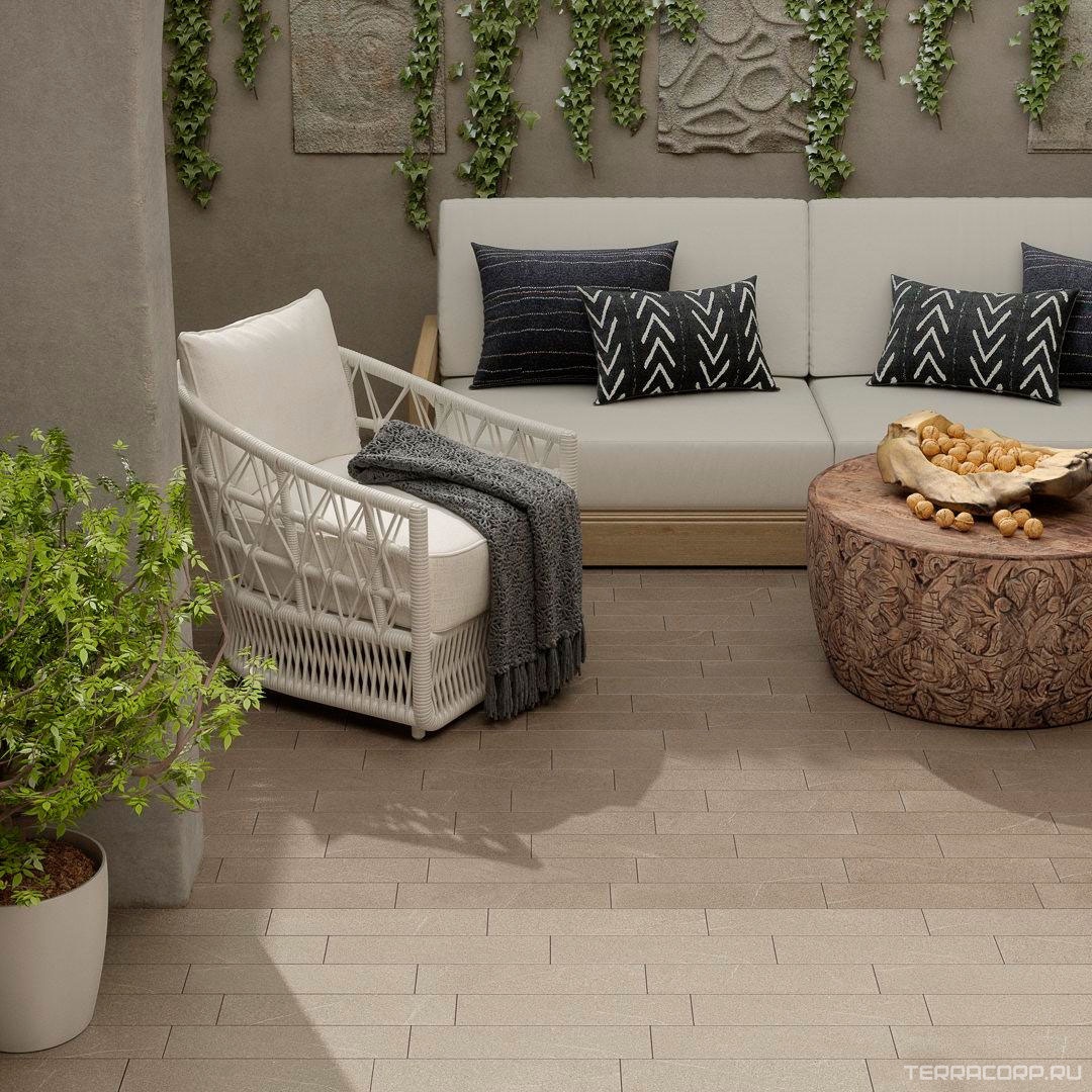 Керамогранит Kerama Marazzi Порфидо коричневый 9,9x40,2 Коричневый, фото 1