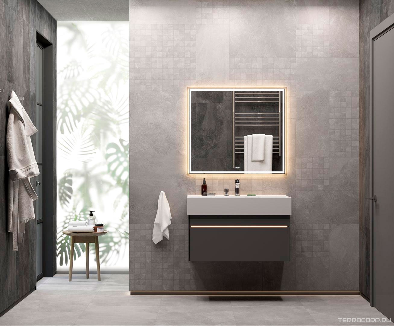 Керамогранит Kerama Marazzi Про Дабл серый темный обрезной60x60 Серый, фото 1