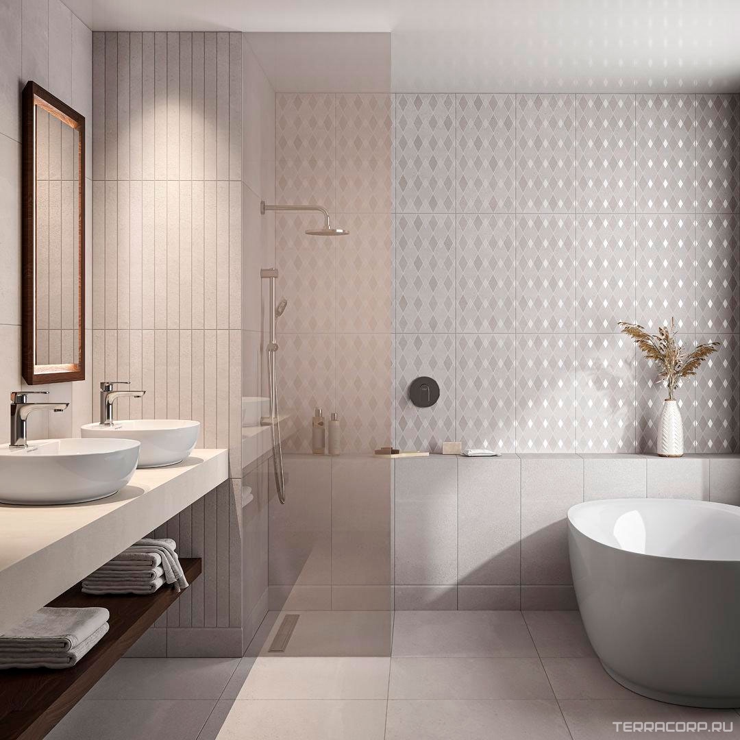 Керамогранит Kerama Marazzi Про Матрикс светлый лапп. обр. гр. (минимальный заказ 3600 м2) 60х60 Серый, фото 1