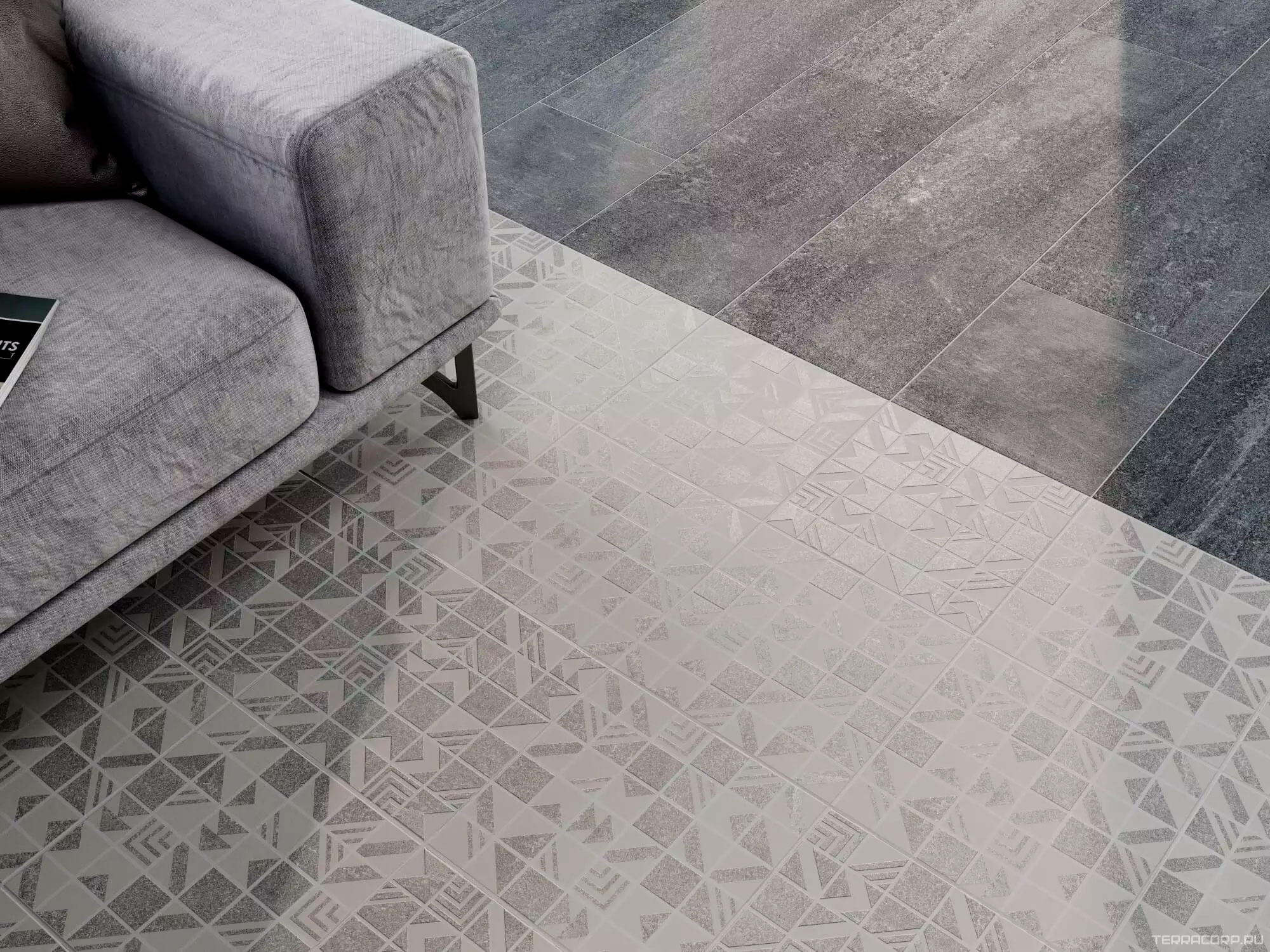 Мозаика Kerama Marazzi Про Нордик Декор серый мозаичный 30x30 Серый, фото 1