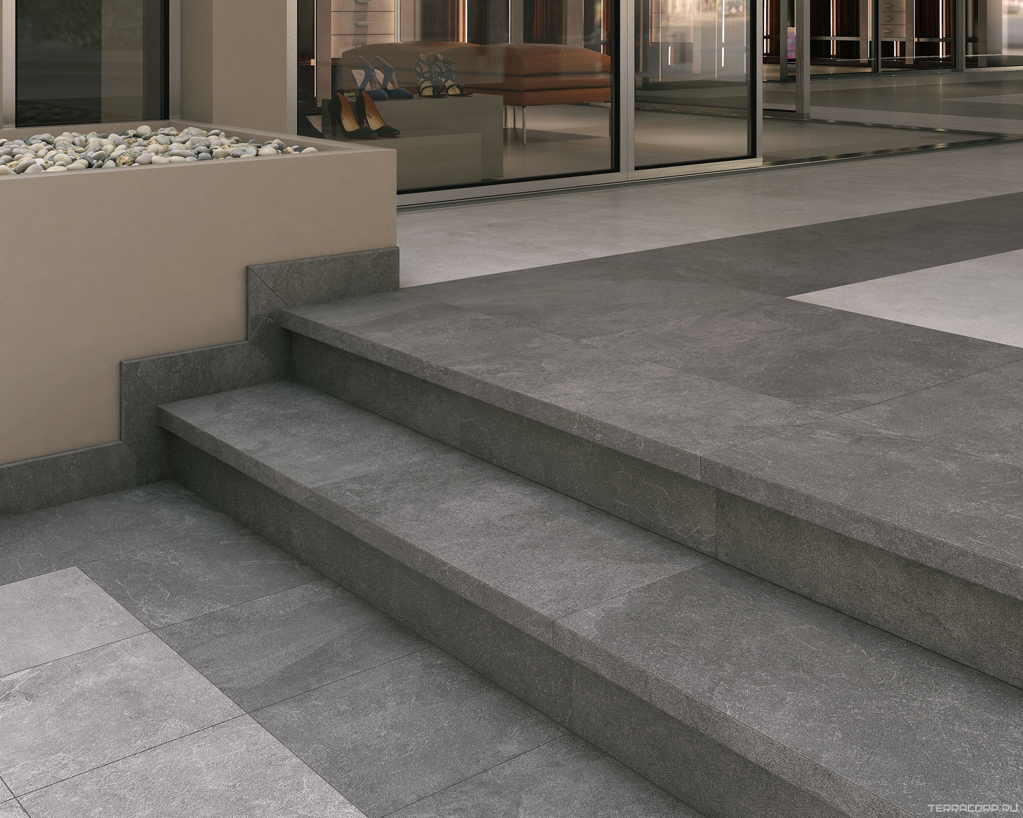 Керамический гранит Kerama Marazzi Про Стоун DD600520R серый тёмный обрезной 60x60 Серый, фото 4