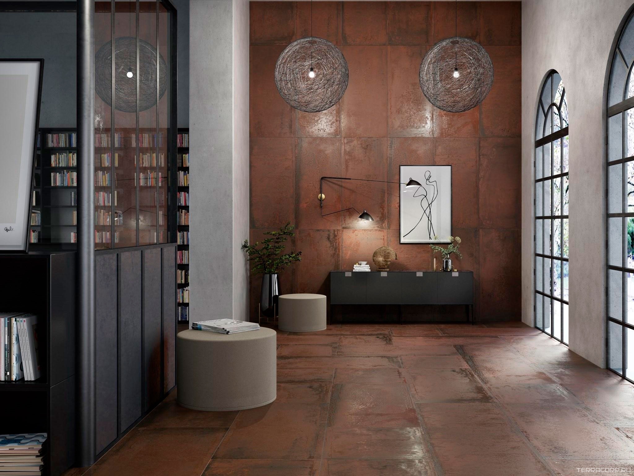Керамогранит Kerama Marazzi Про Феррум коричневый обрезной 80x160 Коричневый, фото 1