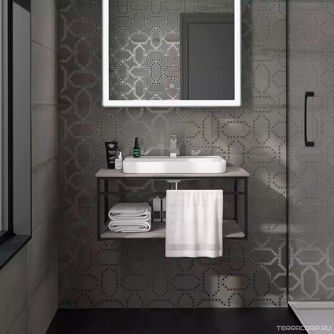 Керамическая плитка Kerama Marazzi Раваль серый обрезной 30x89.5 Серый, фото 1