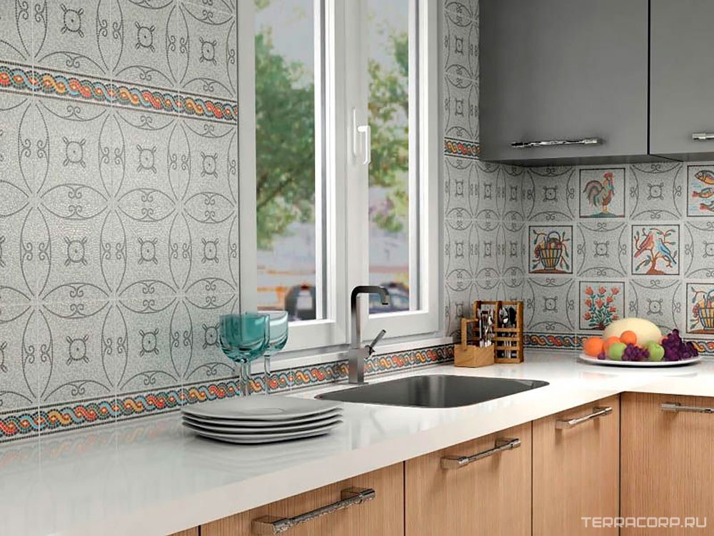 Керамическая плитка Kerama Marazzi Равенна ZZ20х20 Белый, фото 1
