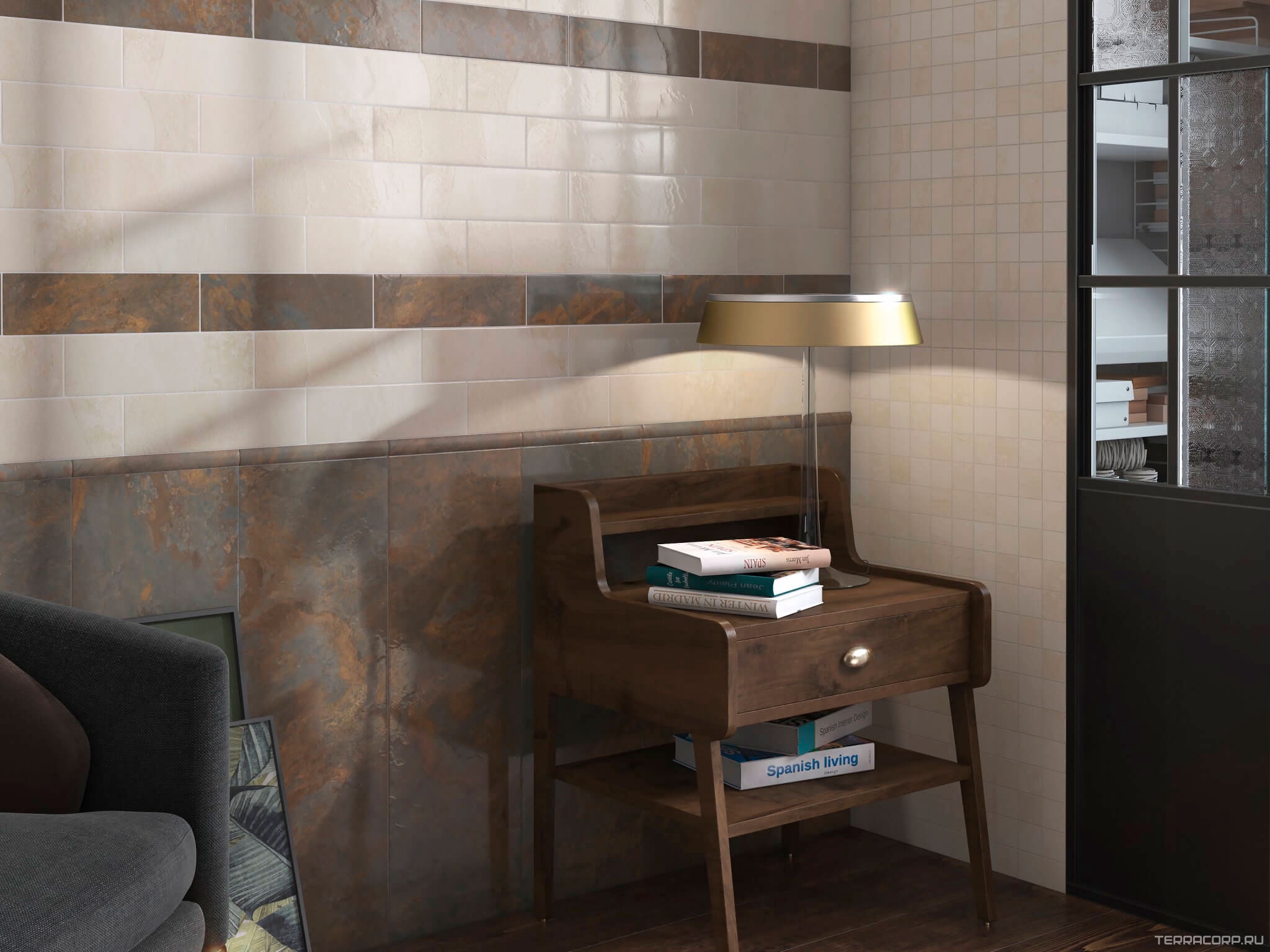 Мозаика Kerama Marazzi Рамбла Декор беж мозаичный25x25 Бежевый, фото 2