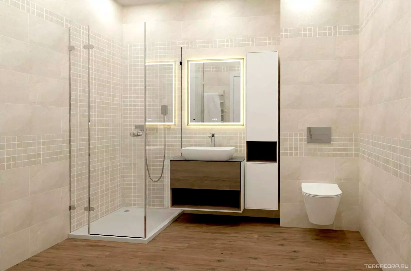 Мозаика Kerama Marazzi Рамбла Декор беж мозаичный25x25 Бежевый, фото 1