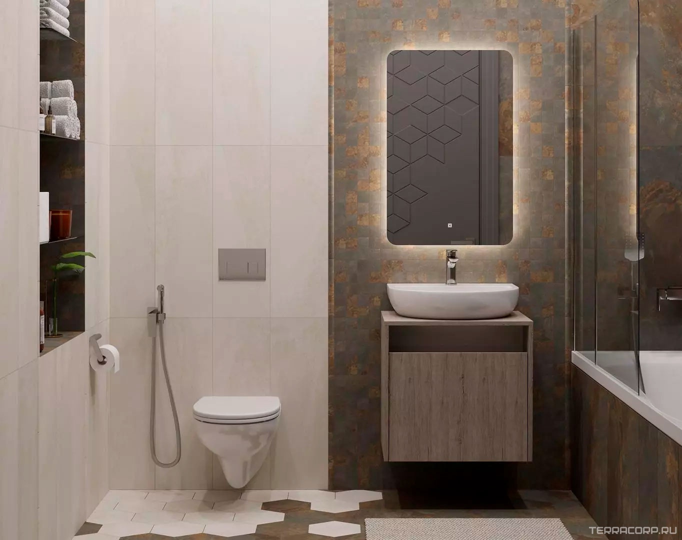 Керамогранит Kerama Marazzi Рамбла беж20x23.1 Бежевый, фото 2