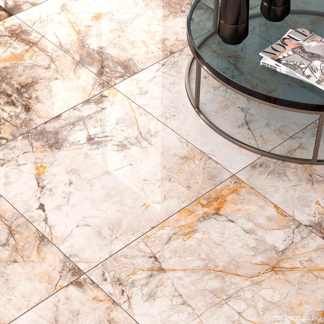 Керамогранит Kerama Marazzi Риальто светлый лаппатир KL 60x60 Бежевый, фото 4