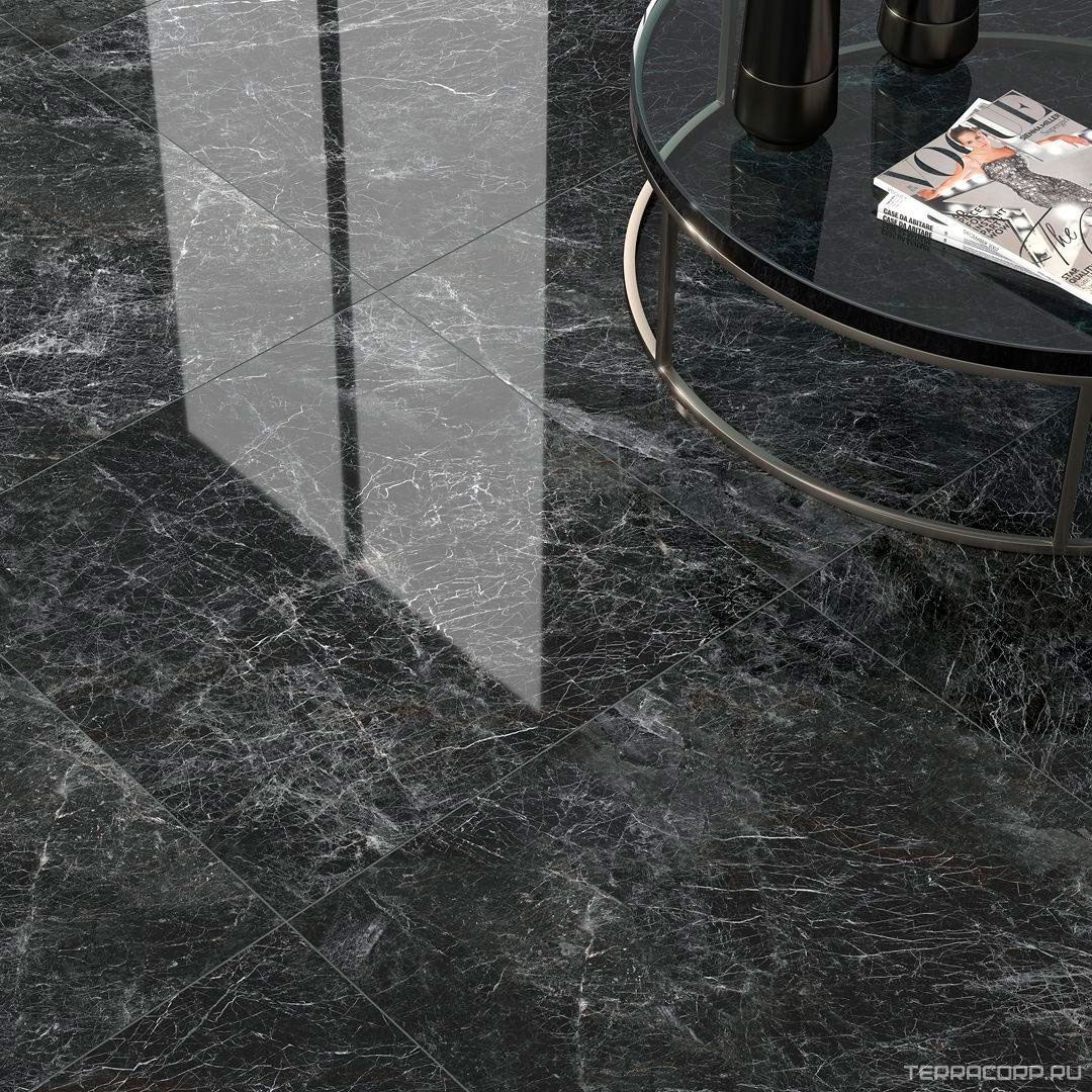 Керамогранит Kerama Marazzi Риальто серый темный обрезной 60x60 Серый, фото 4