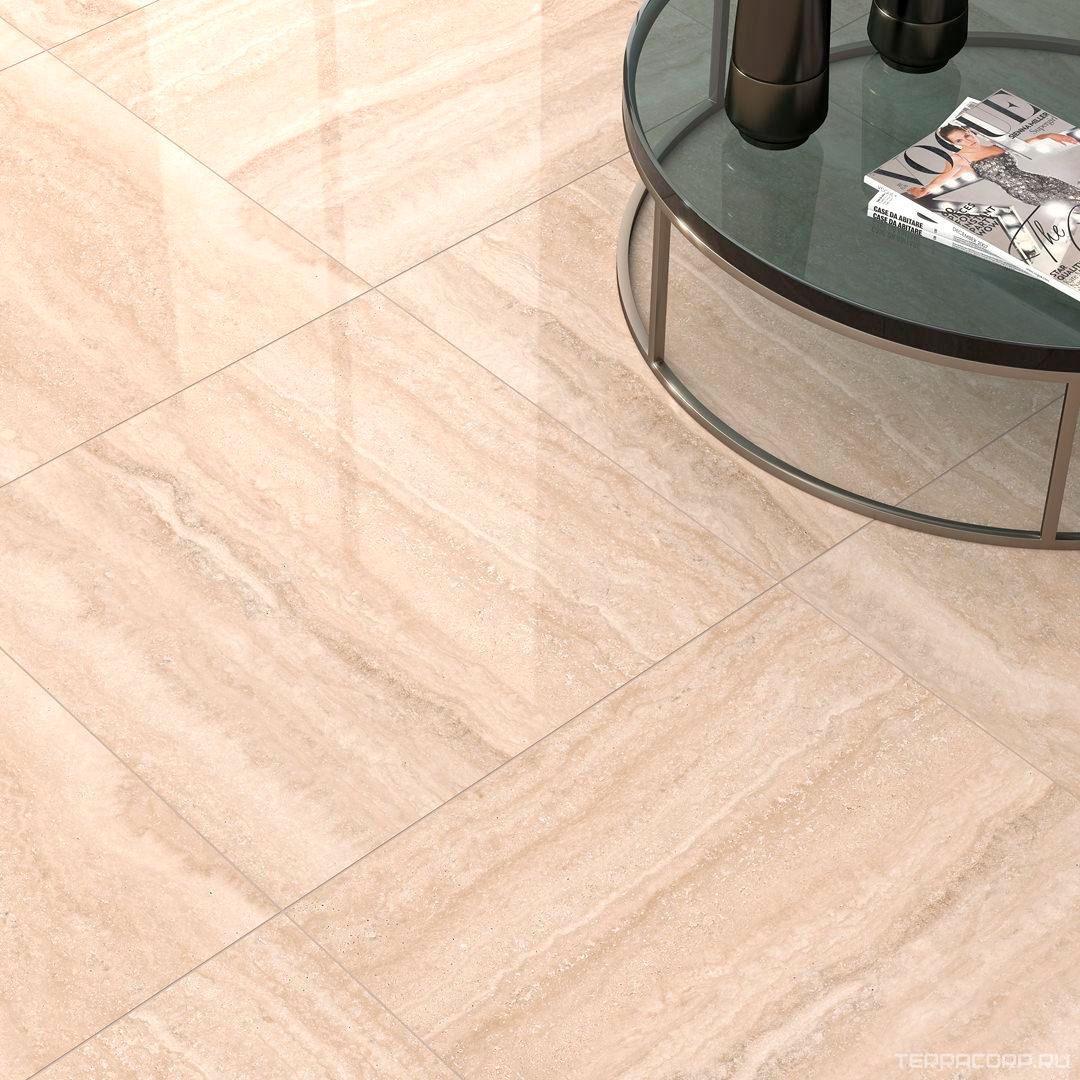 Керамогранит Kerama Marazzi Риальто песочный лаппатир 60x60 Коричневый, фото 1