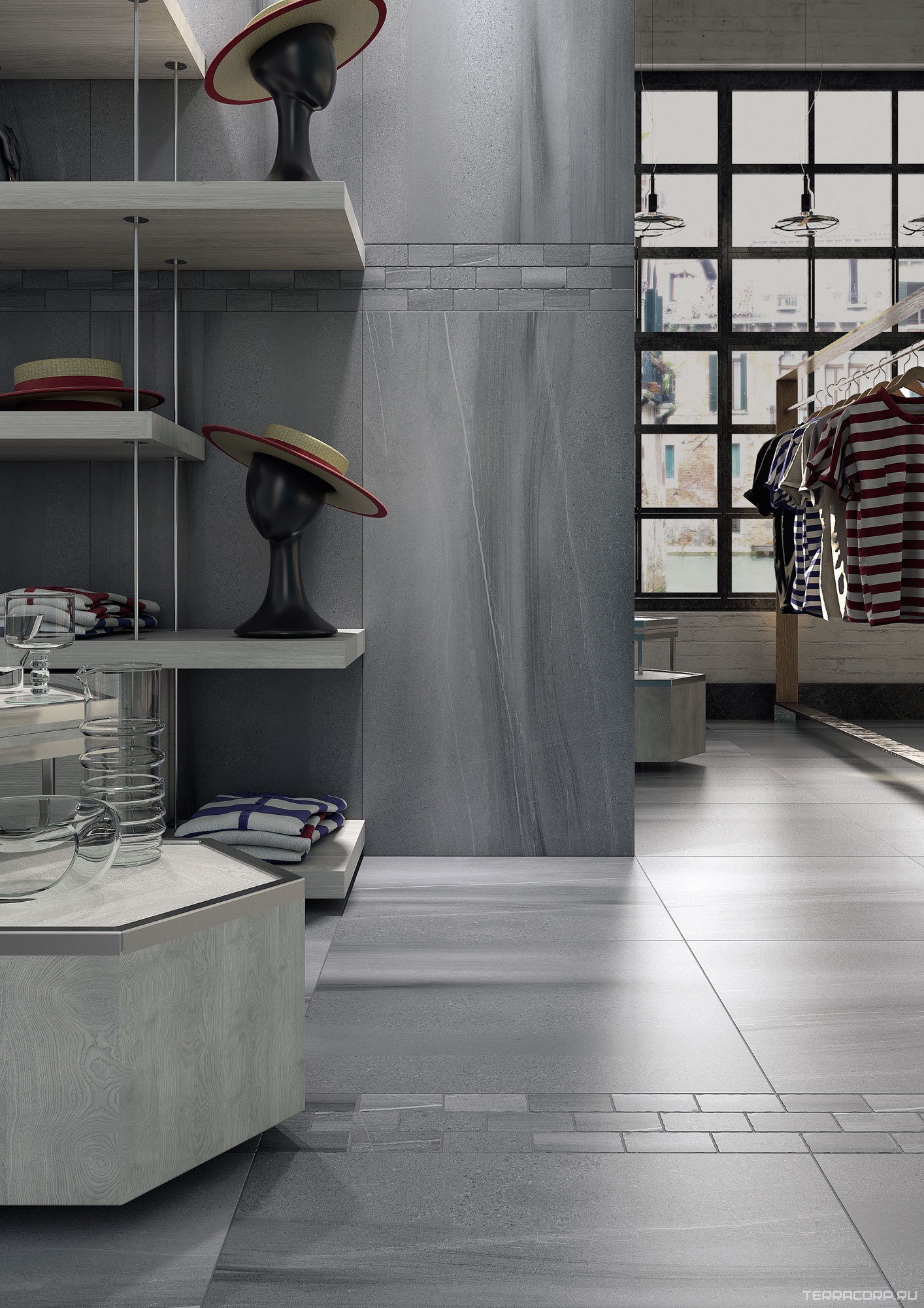 Керамогранит Kerama Marazzi Роверелла серый обрезной 60x119.5 Серый, фото 4