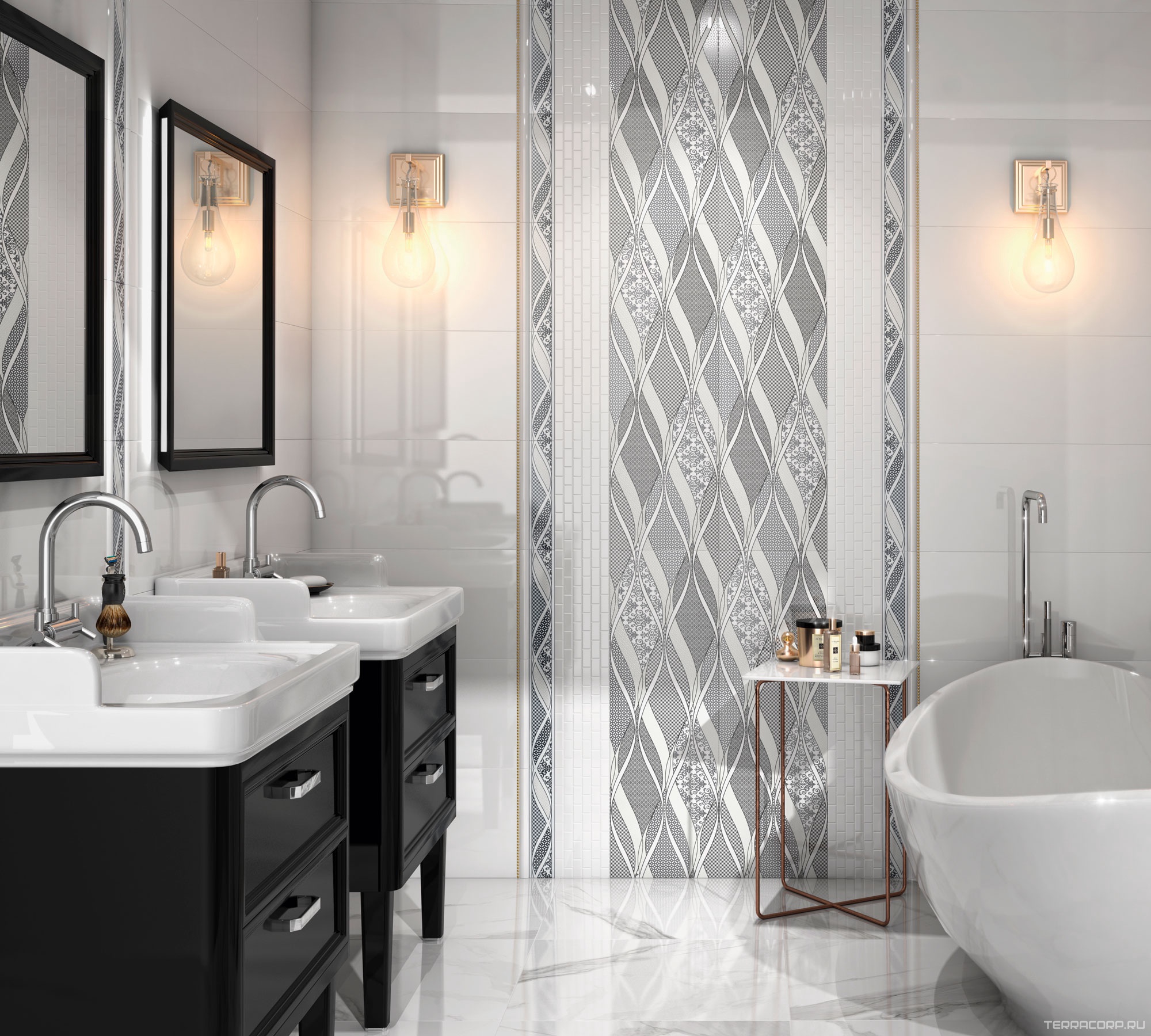 Мозаика Kerama Marazzi Руаяль Декор мозаичный XX30x32 Белый, фото 1
