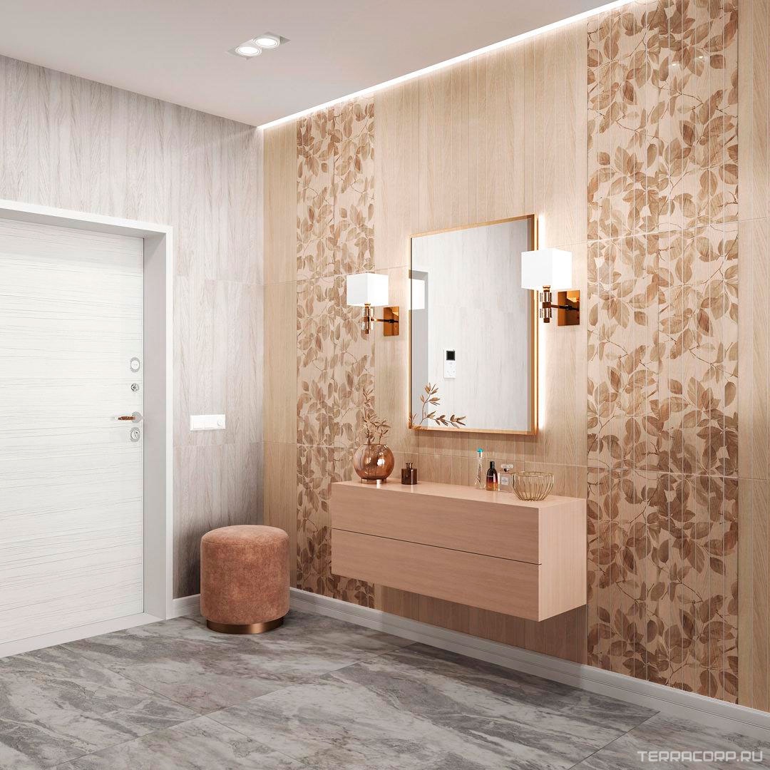 Керамическая плитка Kerama Marazzi Семпионе бежевый структура обрезной 30x89,5 Бежевый, фото 2