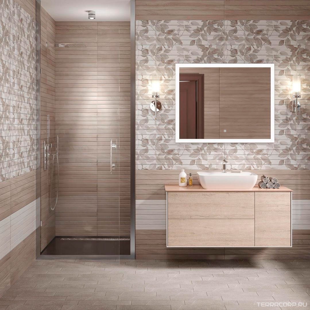 Керамическая плитка Kerama Marazzi Семпионе Декор Семпионе структура обрезной |30x89,5 Белый, фото 2