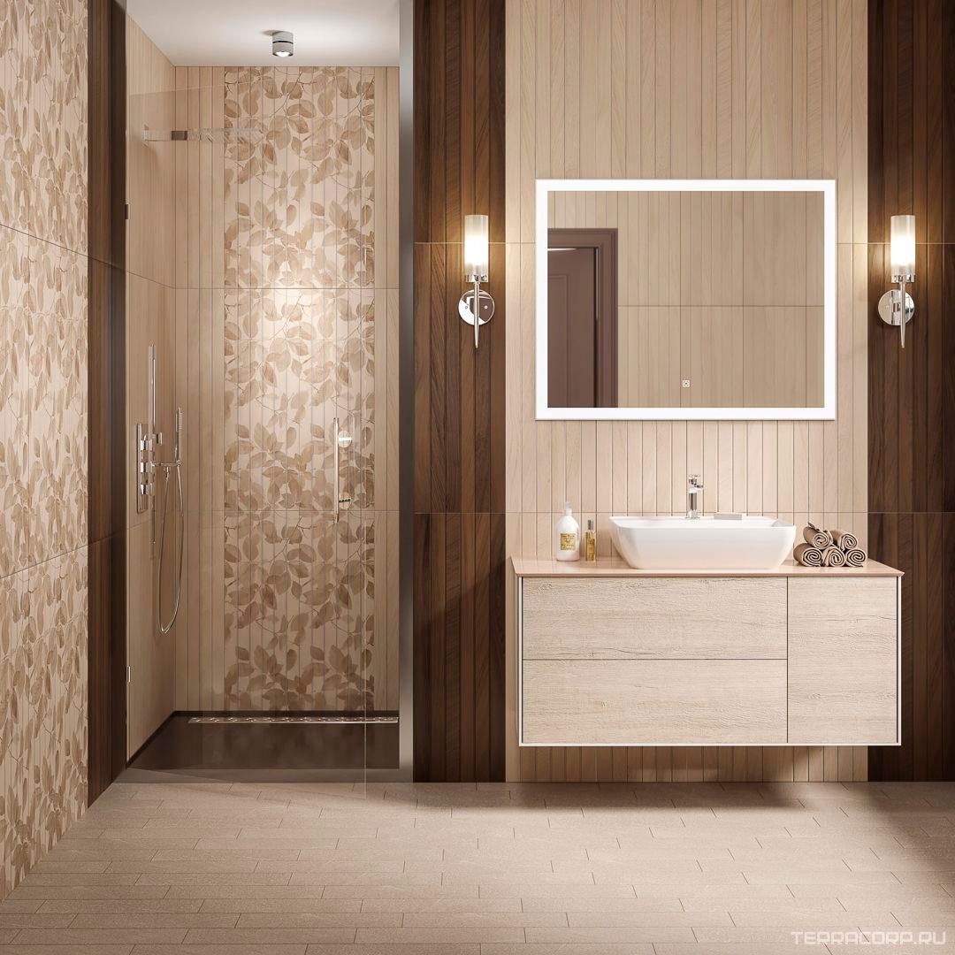 Керамическая плитка Kerama Marazzi Семпионе коричневый темный структура обрезной 30x89,5 Коричневый, фото 2