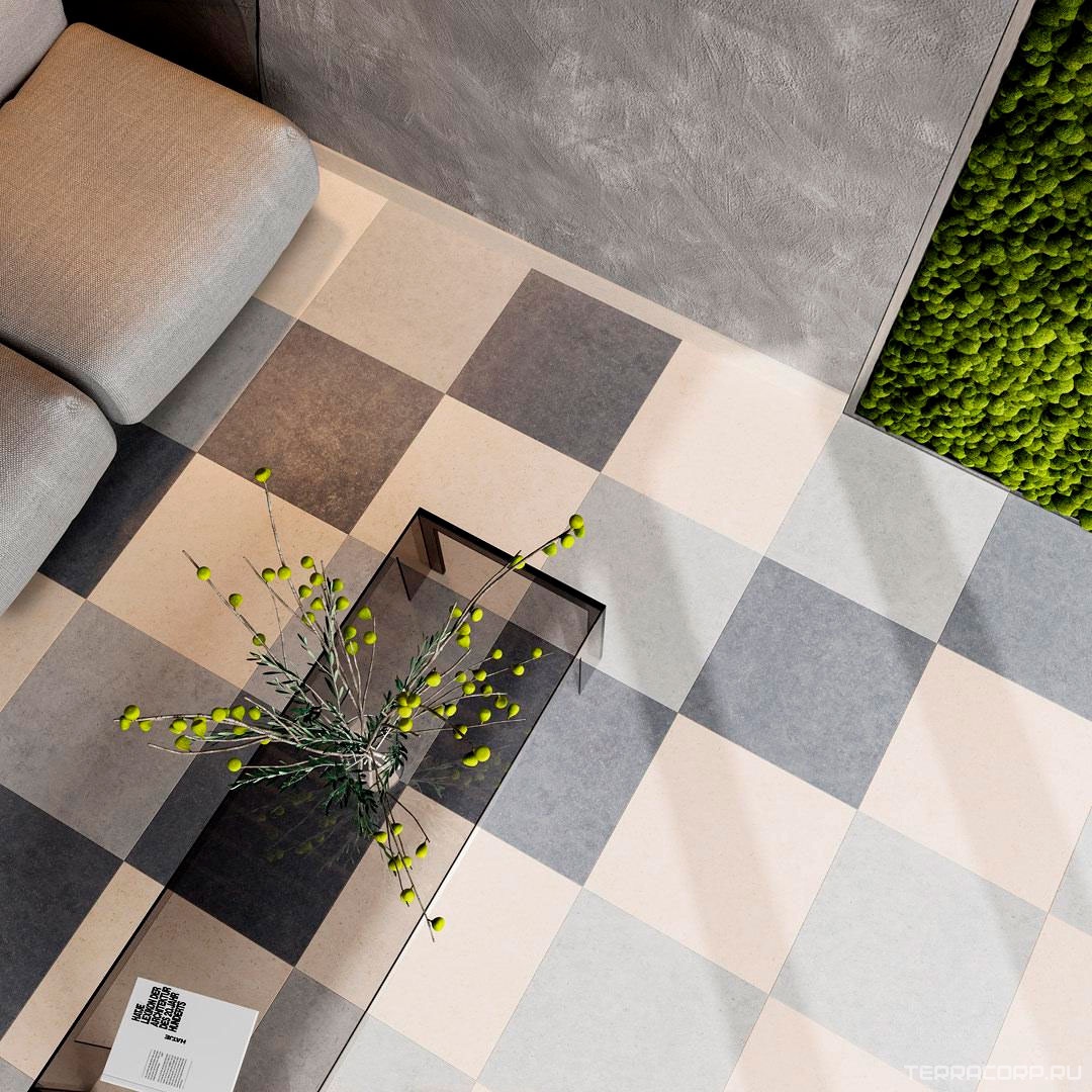 Керамогранит Kerama Marazzi Сенат светло-серый обрезной KL 40.2x40.2 Серый, фото 5