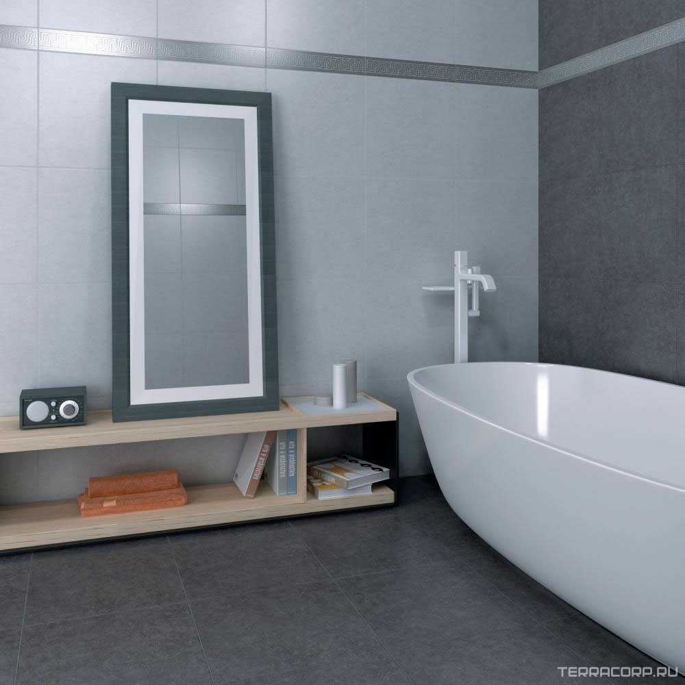 Керамогранит Kerama Marazzi Сенат светло-серый обрезной KL 40.2x40.2 Серый, фото 4