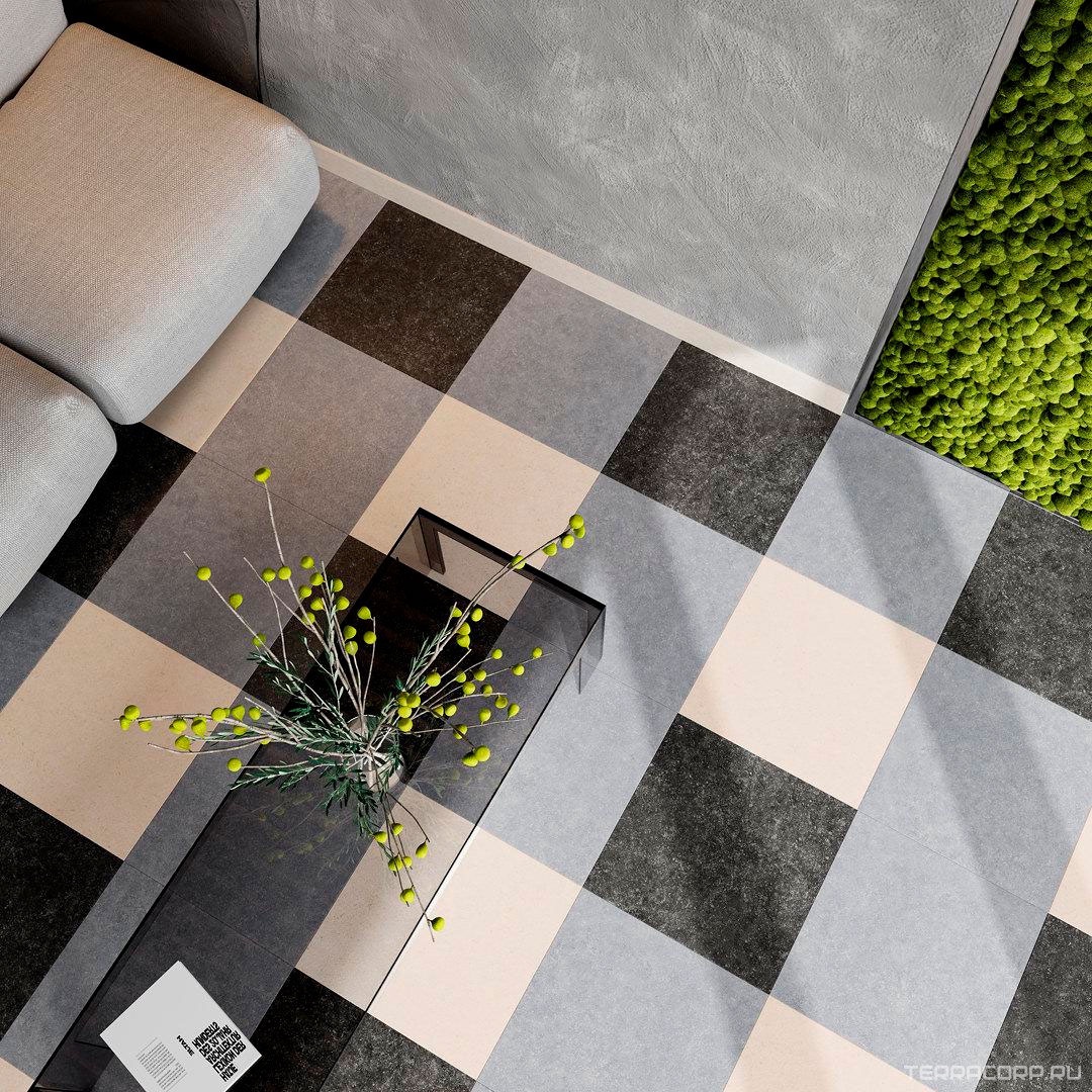 Керамогранит Kerama Marazzi Сенат светло-серый обрезной KL 40.2x40.2 Серый, фото 7