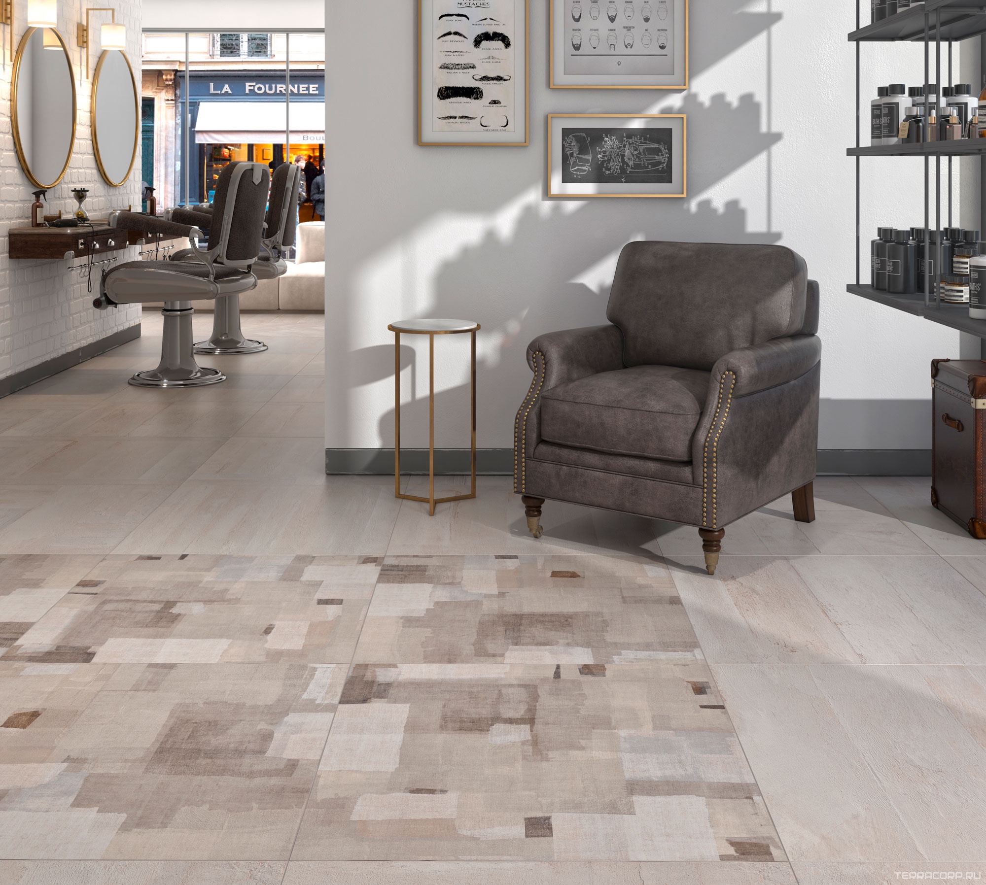 Керамогранит Kerama Marazzi Сольферино серый обрезной 80x80 Серый, фото 1