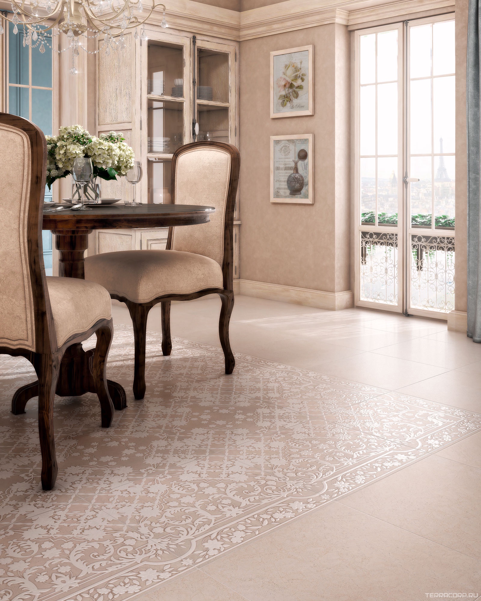 Керамогранит Kerama Marazzi Сорбонна беж 50.2x50.2 Бежевый, фото 3