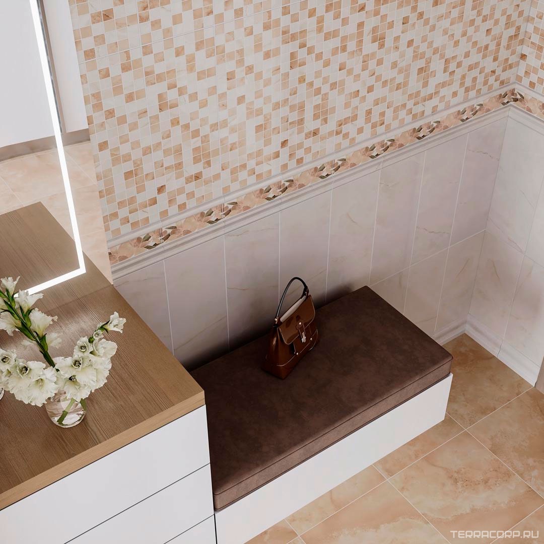 Керамическая плитка Kerama Marazzi Стеллине беж светлый ХХ 20x50 Бежевый, фото 3