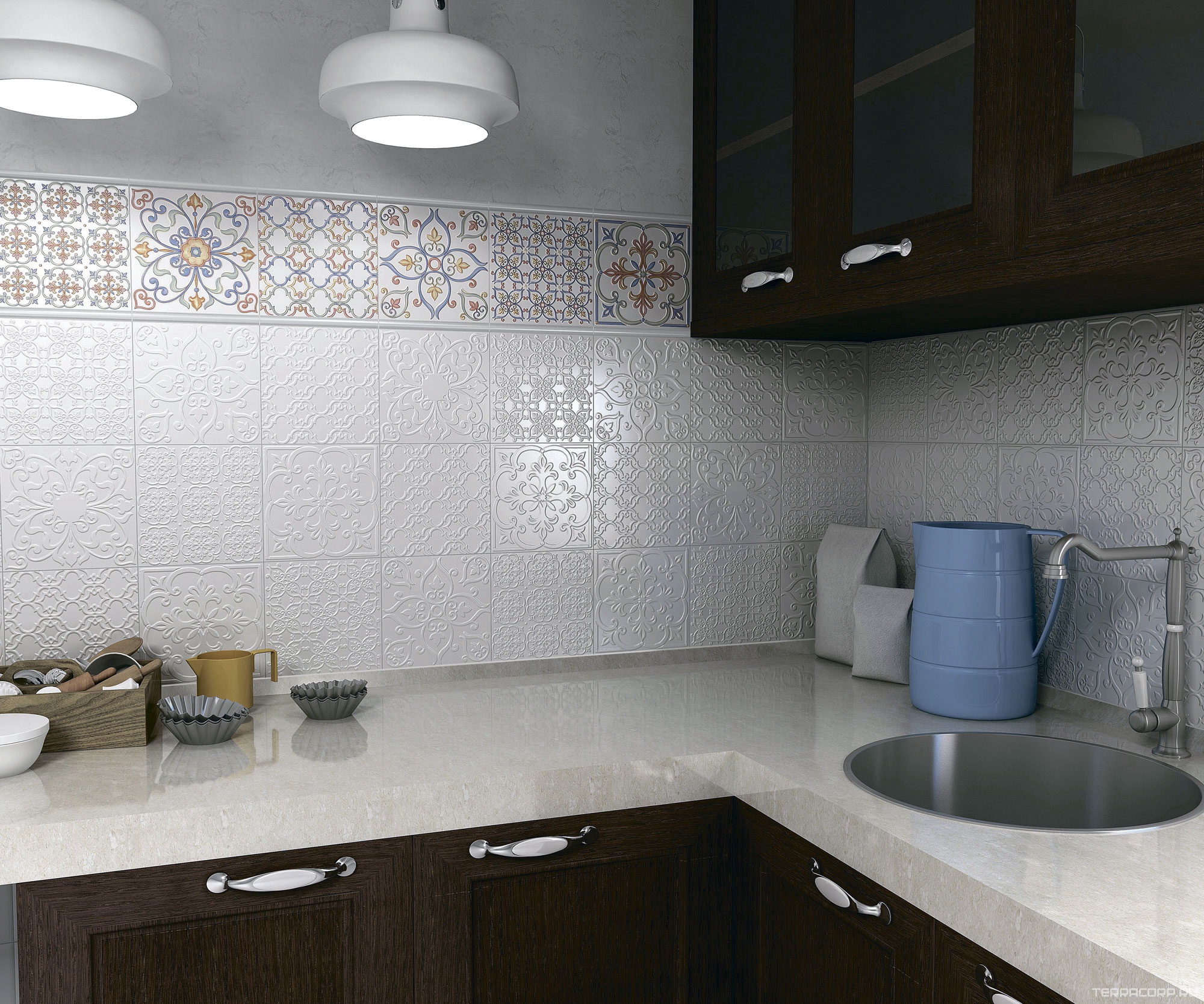 Керамическая плитка Kerama Marazzi Суррей белый 20x20 Белый, фото 2