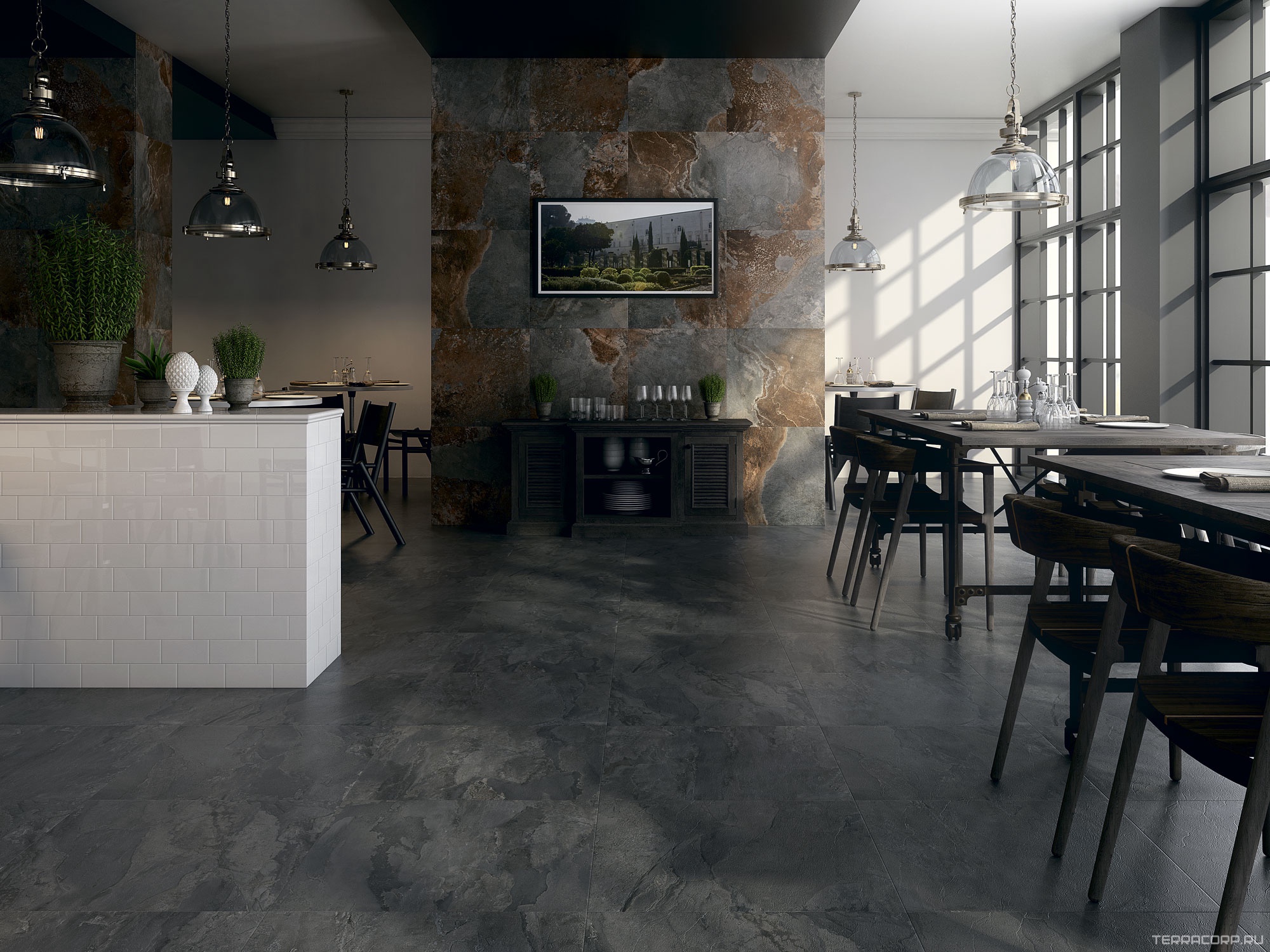 Керамогранит Kerama Marazzi Таурано серый обрезной60х60 Серый, фото 2