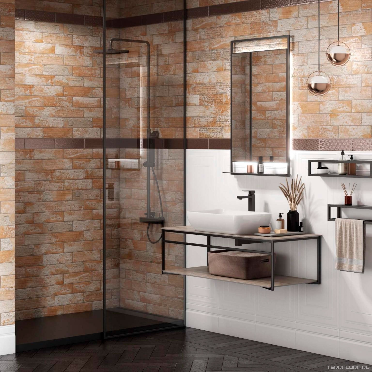 Керамическая плитка Kerama Marazzi Тезоро Декор XX8,5x28,5 Серый, фото 1