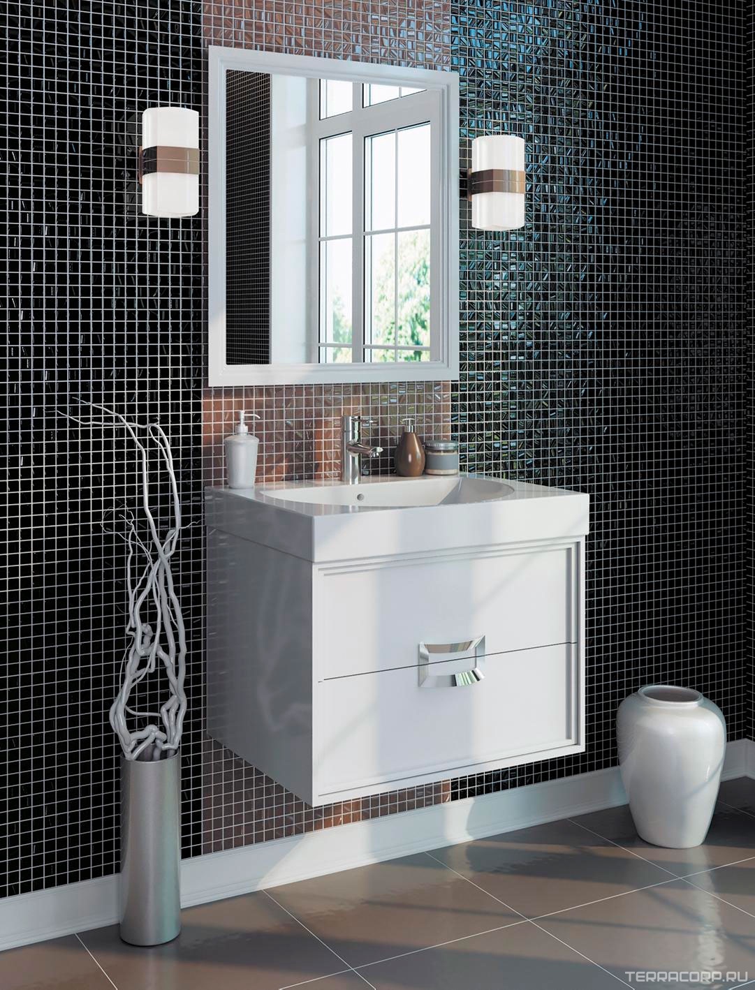 Мозаика Kerama Marazzi Темари чёрный (мозаика глянцевая) l29.8х29.8 Черный, фото 6