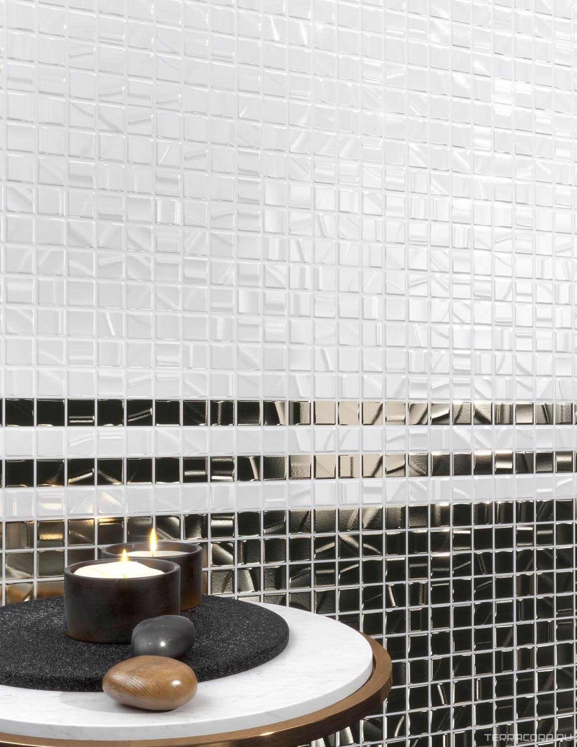 Мозаика Kerama Marazzi Темари чёрный (мозаика глянцевая) l29.8х29.8 Черный, фото 4