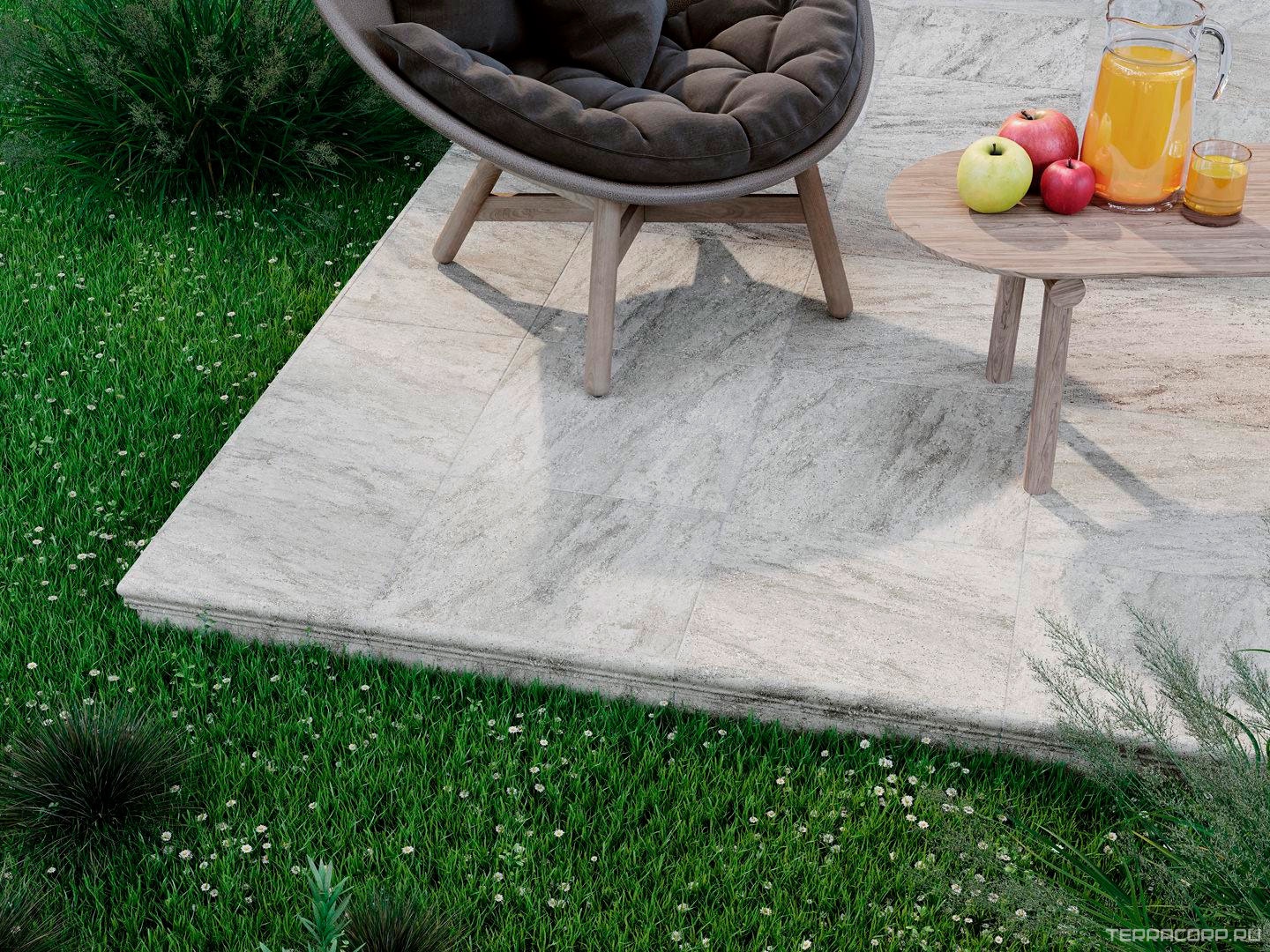 Керамогранит Kerama Marazzi Терраса серый противоскользящий 40.2x40.2 Серый, фото 4