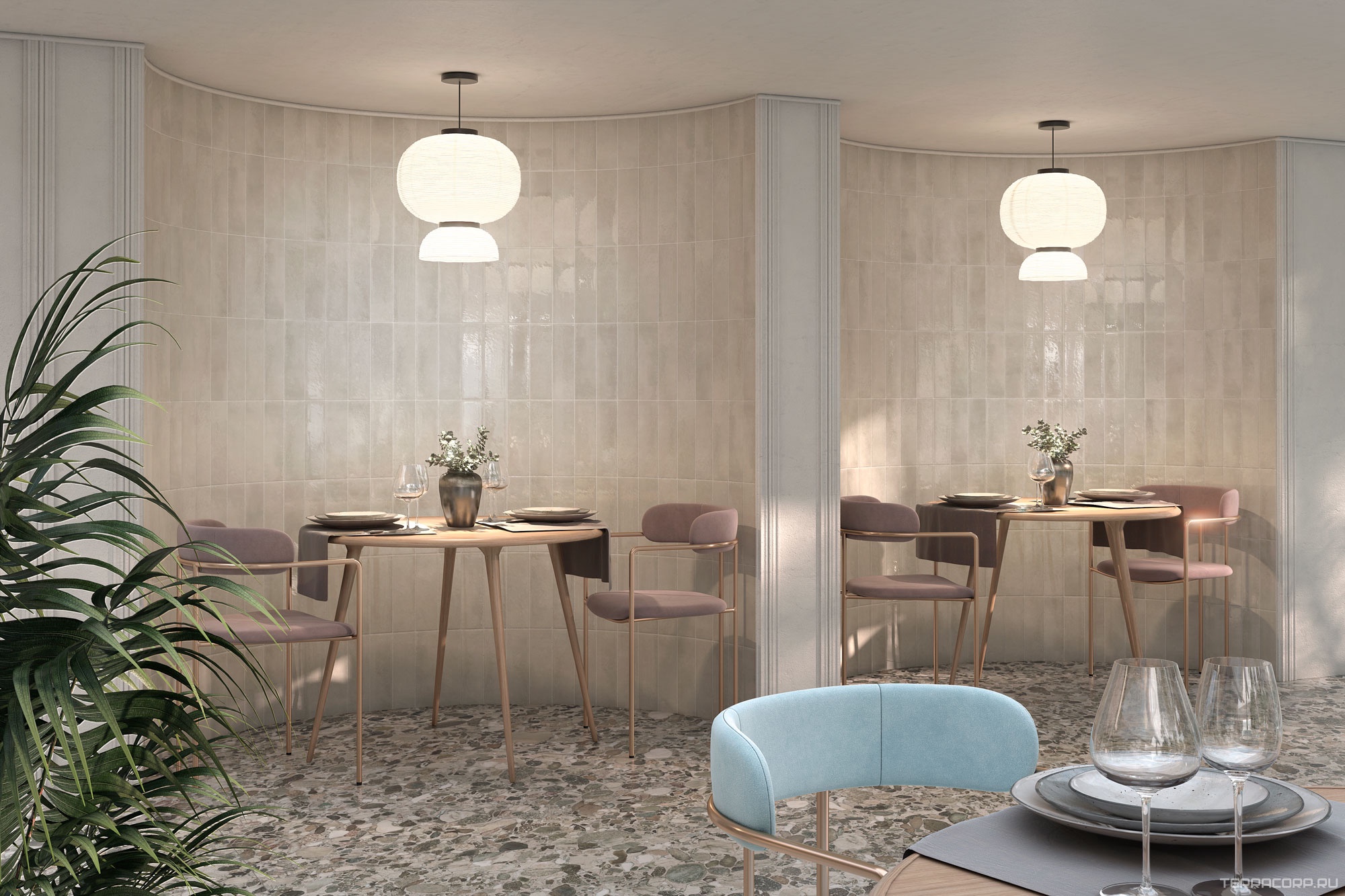 Керамическая плитка Kerama Marazzi Тракай бежевый светлый глянцевый ZZ8,5х28,5 Бежевый, фото 4