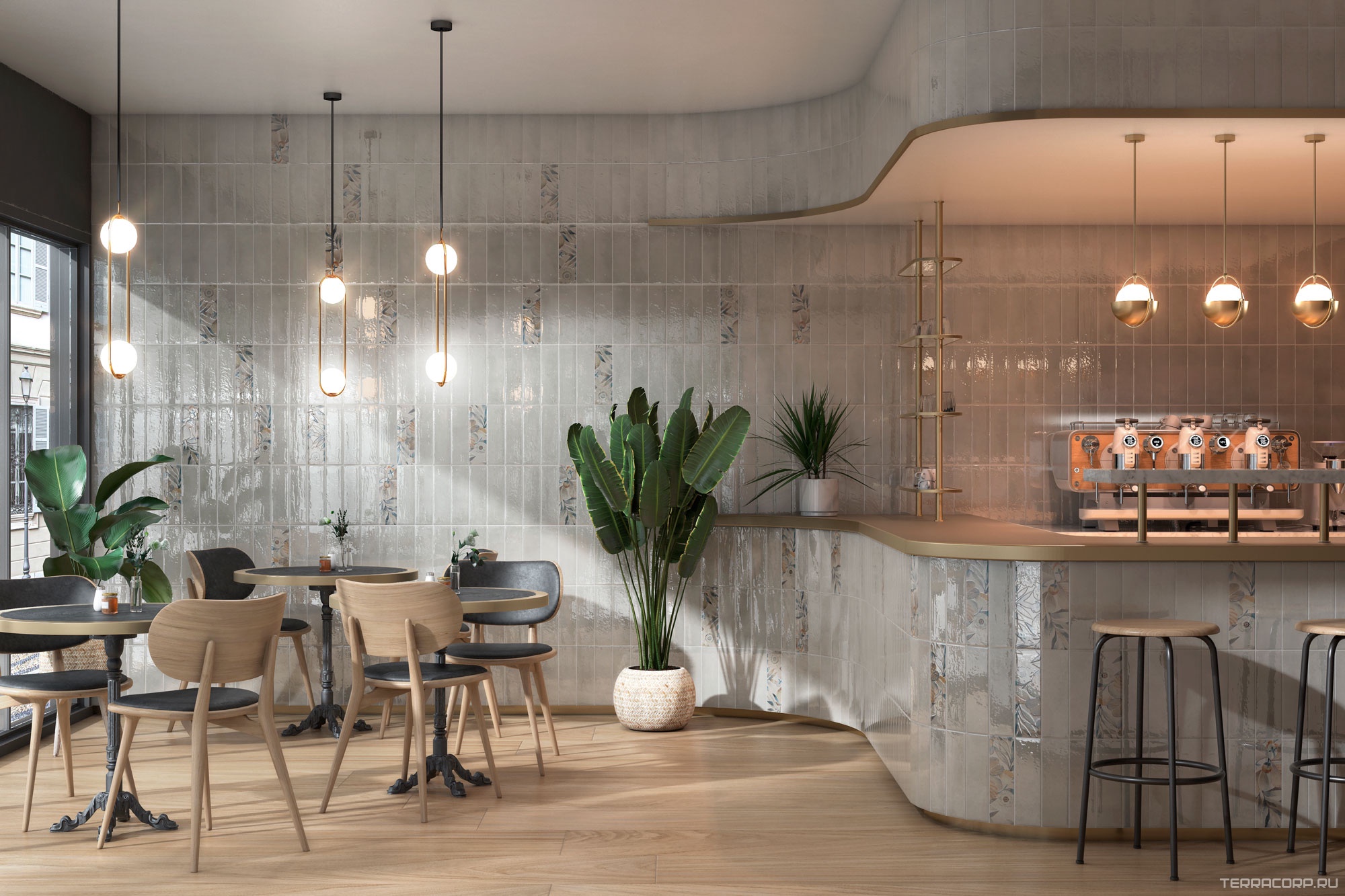 Керамическая плитка Kerama Marazzi Тракай Декор 9 глянцевый 8,5х28,5 Комбинированный, фото 4