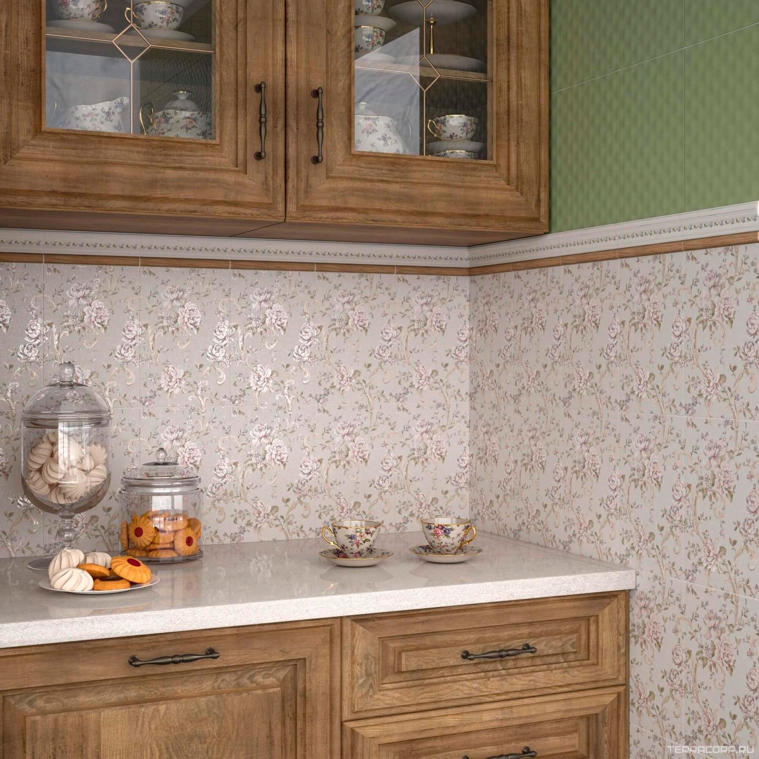 Керамическая плитка Kerama Marazzi Турати Бордюр Багет ХХ 20x5 Бежевый, фото 1