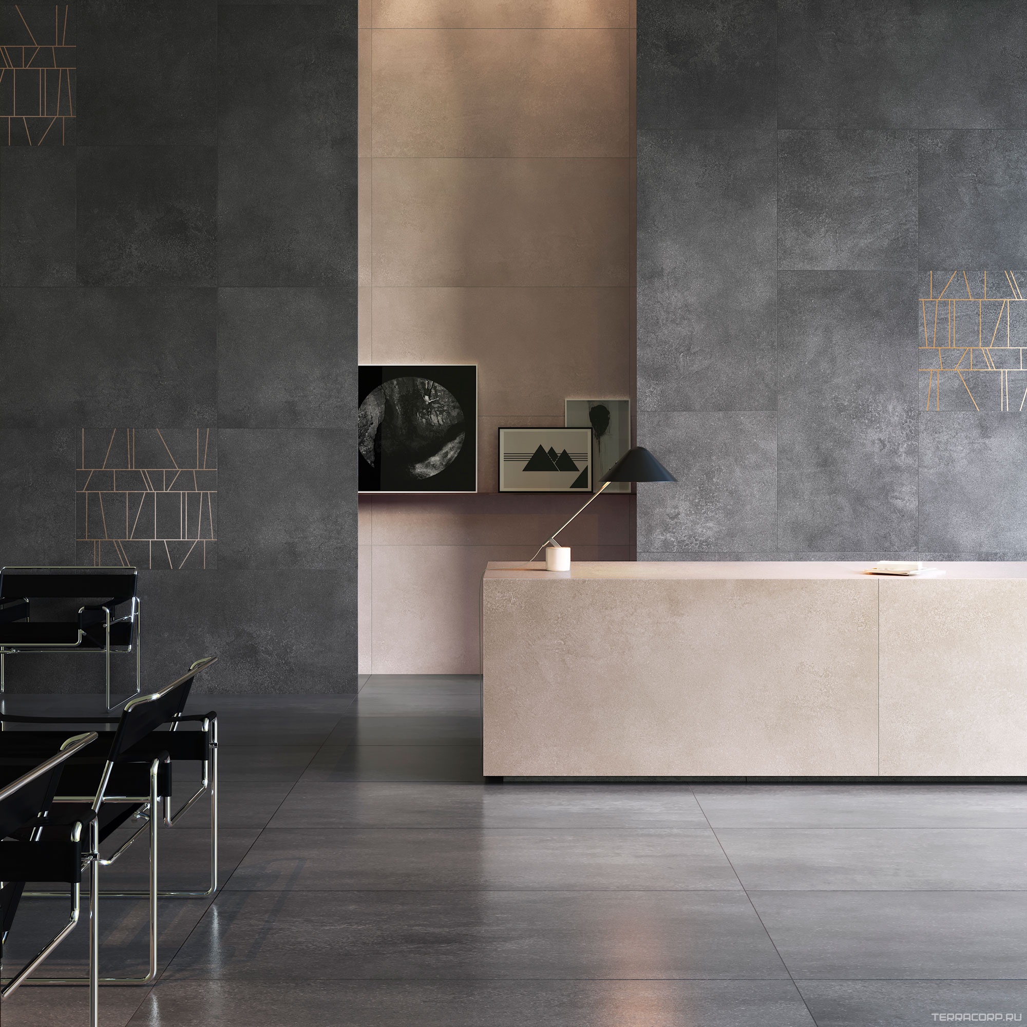 Керамогранит Kerama Marazzi Турнель Темный 80х80 Серый, фото 4