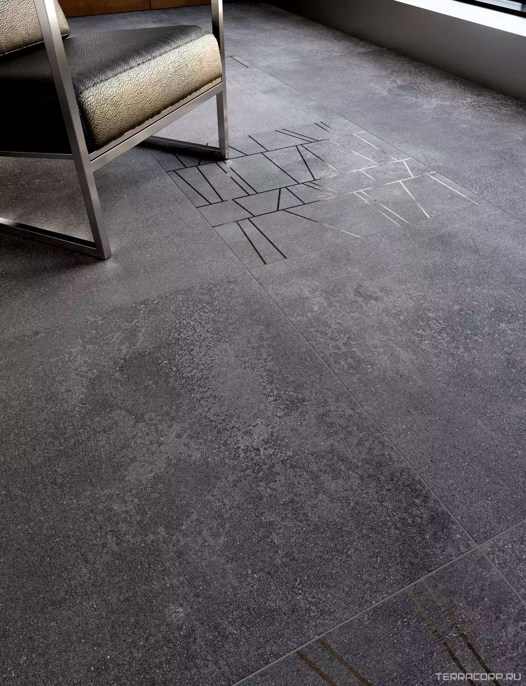 Керамогранит Kerama Marazzi Турнель Темный 80х80 Серый, фото 5