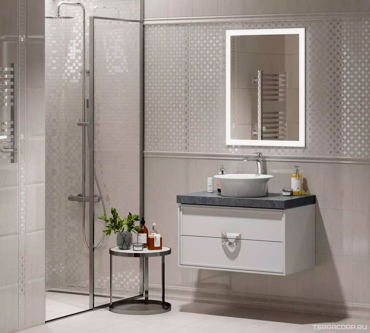 Керамическая плитка Kerama Marazzi Туф Бордюр бежевый светлый глянцевый 30х5,7 Бежевый, фото 4