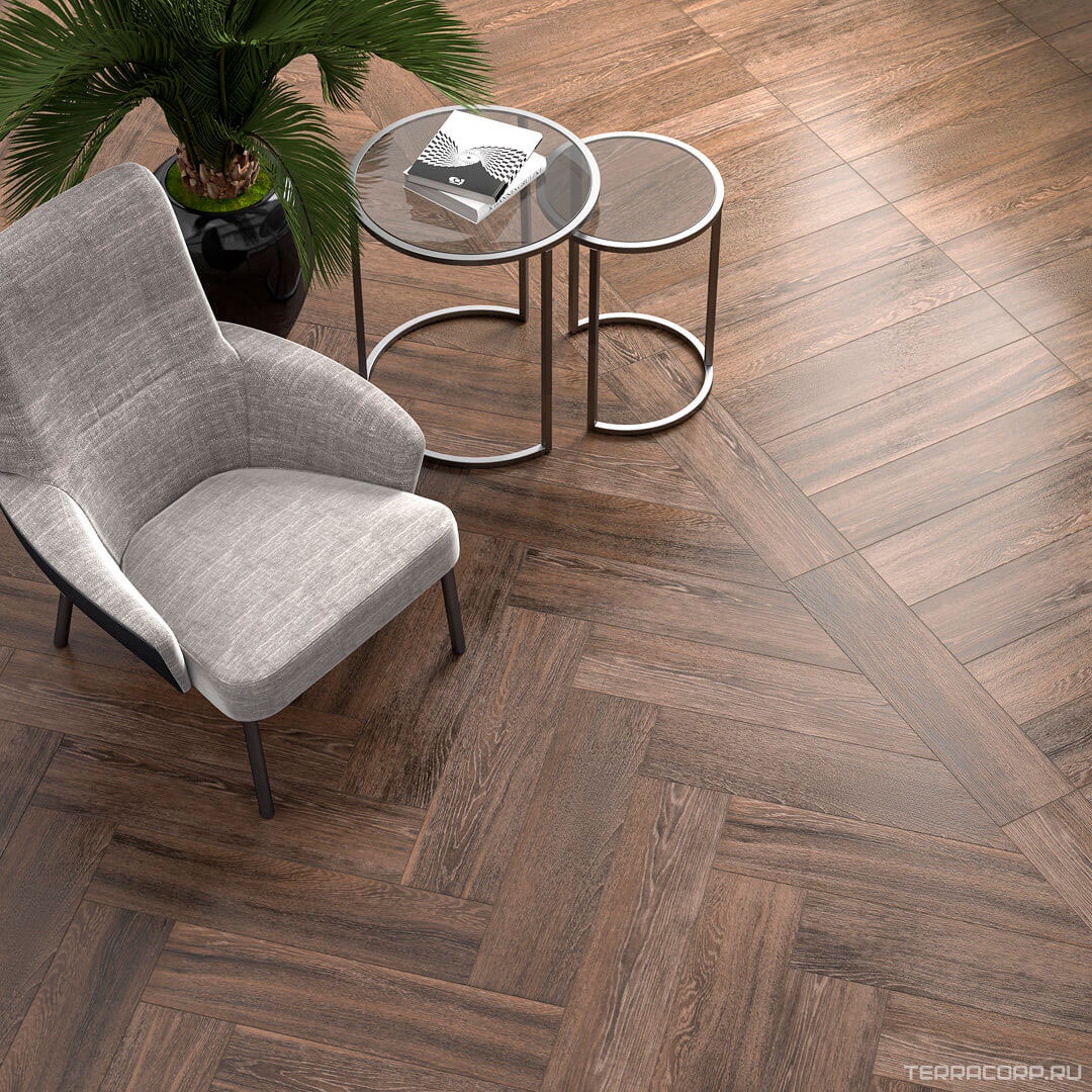 Керамогранит Kerama Marazzi Фрегат темно-коричневый обрезной l20х80 Коричневый, фото 4