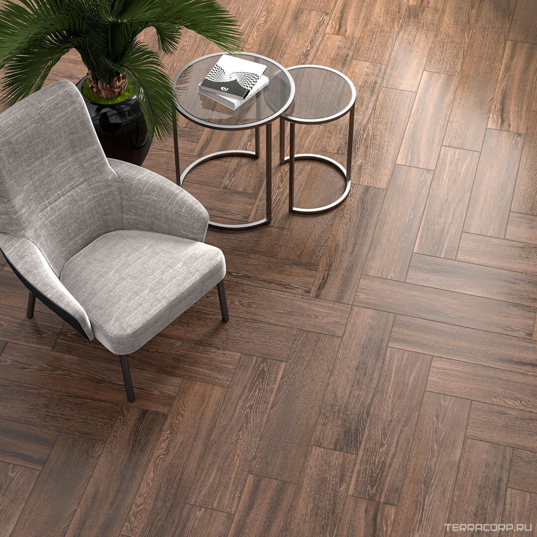 Керамогранит Kerama Marazzi Фрегат темно-коричневый обрезной l20х80 Коричневый, фото 7