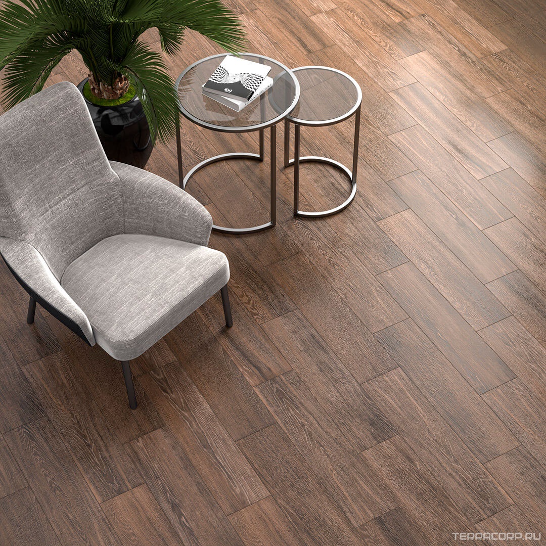 Керамогранит Kerama Marazzi Фрегат темно-коричневый обрезной l20х80 Коричневый, фото 6