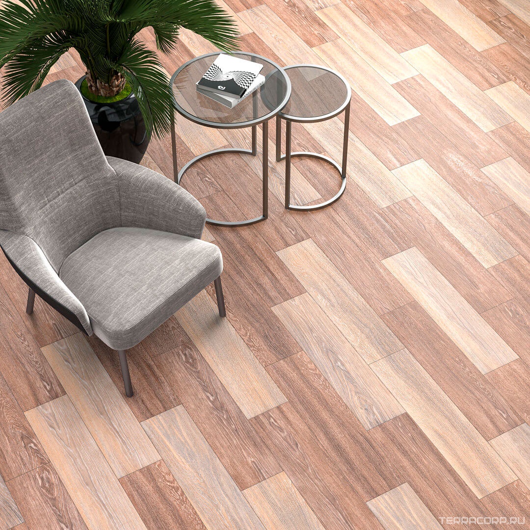 Керамогранит Kerama Marazzi Фрегат коричневый обрезной l20х80 Коричневый, фото 6