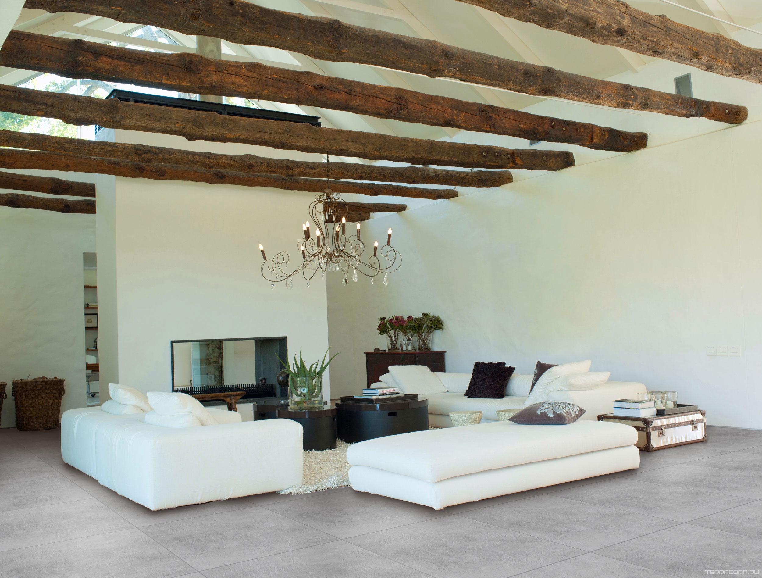 Керамогранит Alpas Euro Beton Simply Grau Pol. 60x120 Серый, фото 1