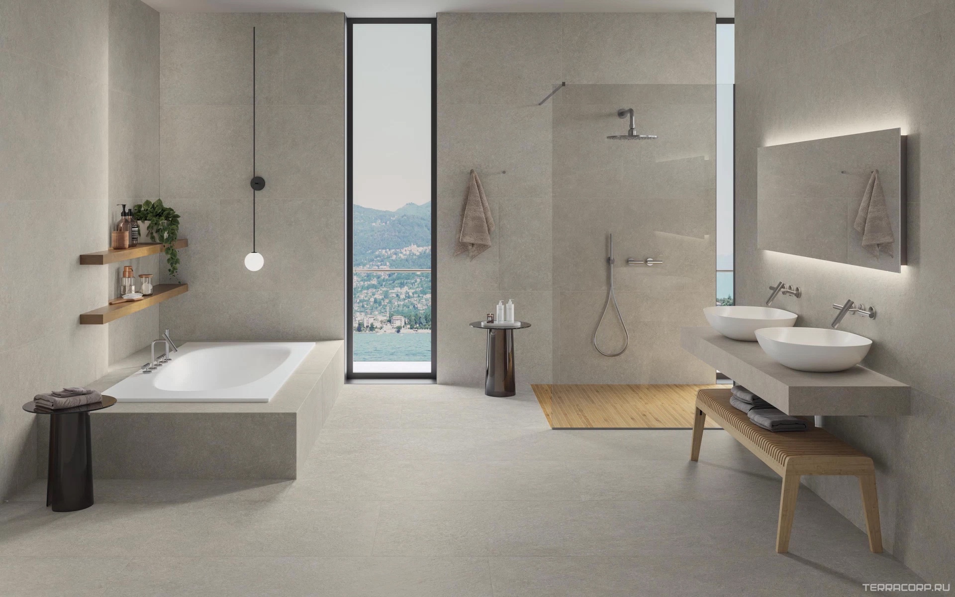 Керамогранит Atlas Concorde Italy Boost Mineral Boost Mineral Grey 120x120 Серый, фото 1