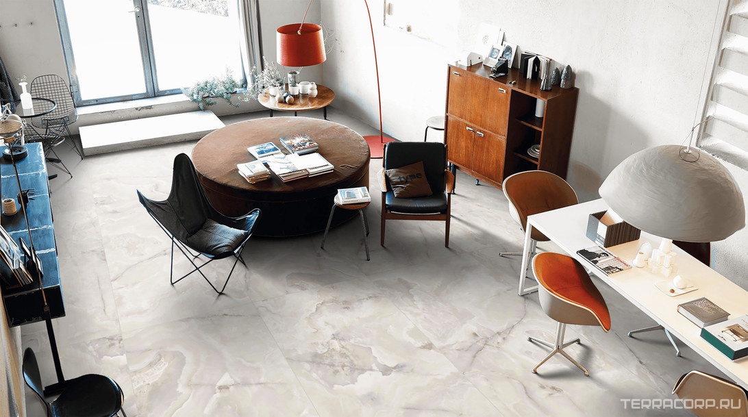 Керамогранит Florim Magnum Onyx&More White Onyx Glossy 120x280 Белый, фото 1