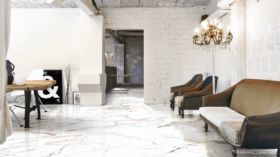 Керамогранит Florim Magnum Les Origines Les Origines Or Glossy 120x240 Бежевый, фото 2