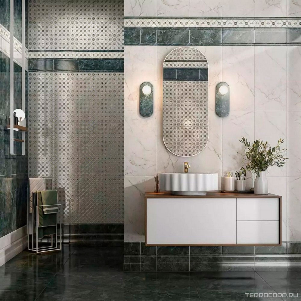 Бордюр зелёный глянцевый обрезной 2.5x30 Kerama Marazzi Серенада Зеленый, фото 4